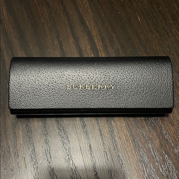 Burberry Other - Authentic Burberry Black Sunglass Glasses Hard Case Brown Interior Unisex